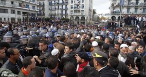 Algerian protesters