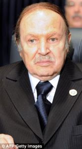 Click to enlarge Algerian President Abdelaziz Bouteflika