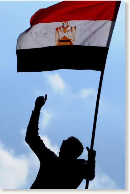 Click to enlarge Egyptian protester