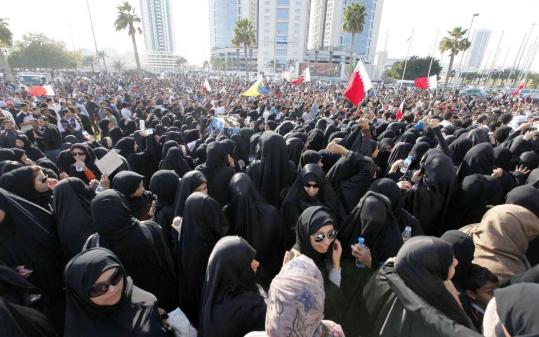 Click to enlarge Bahrain protest