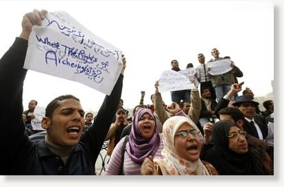 Click to enlarge Egypt Labor Unrest