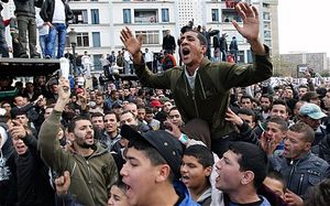 Algerian protesters