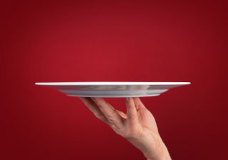 Click to enlarge empty plate fasting