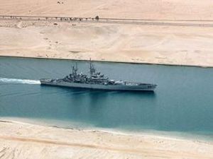 warship @ Suez larger