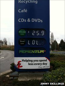 Tesco sign