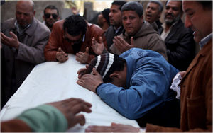 Click to enlarge The funeral for Anwar Elgadi
