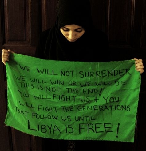 libyan protester