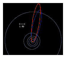 Click to enlarge Aquarid Meteor