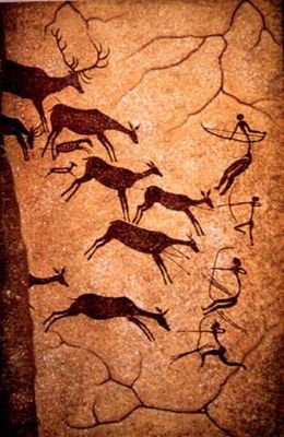 lascaux cave painting hunters