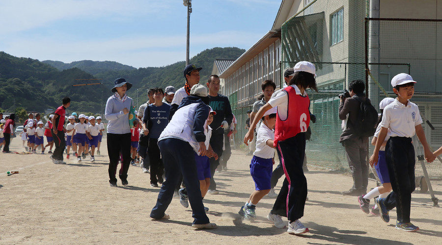 Click to enlarge Evacuation drill