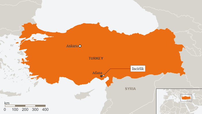 Click to enlarge Incirlik airbase map
