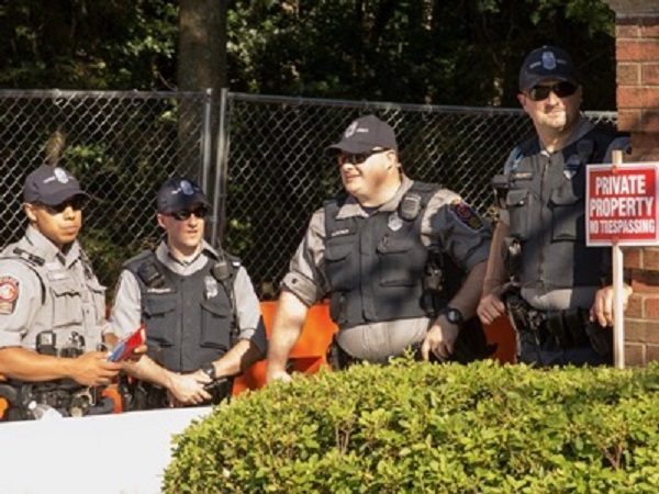Police at Bilderberg meeting