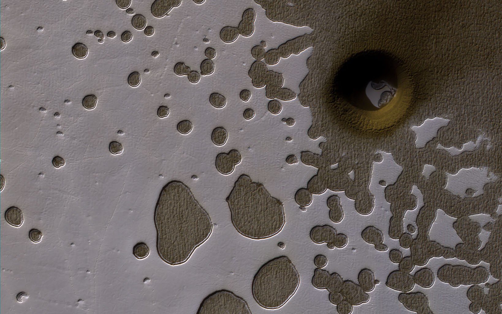 Click to enlarge Mars Crater
