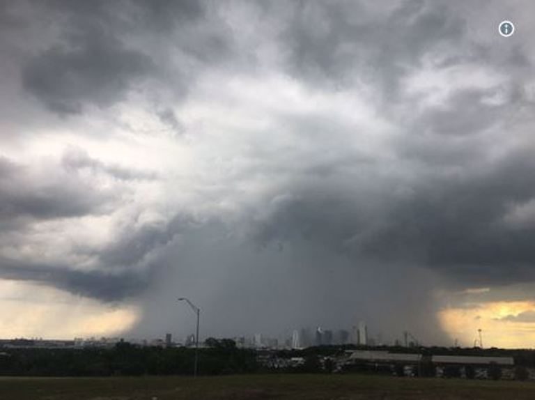 Click to enlarge Dallas downburst