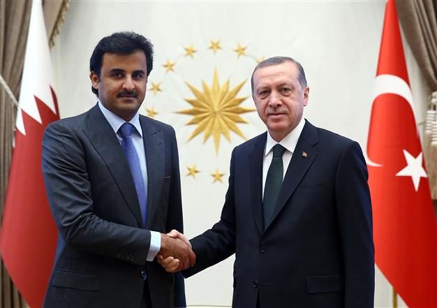 Tamim bin Hamad al-Thani and Erdogan
