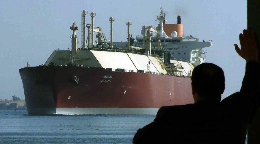 Click to enlarge Qatar LNG ship