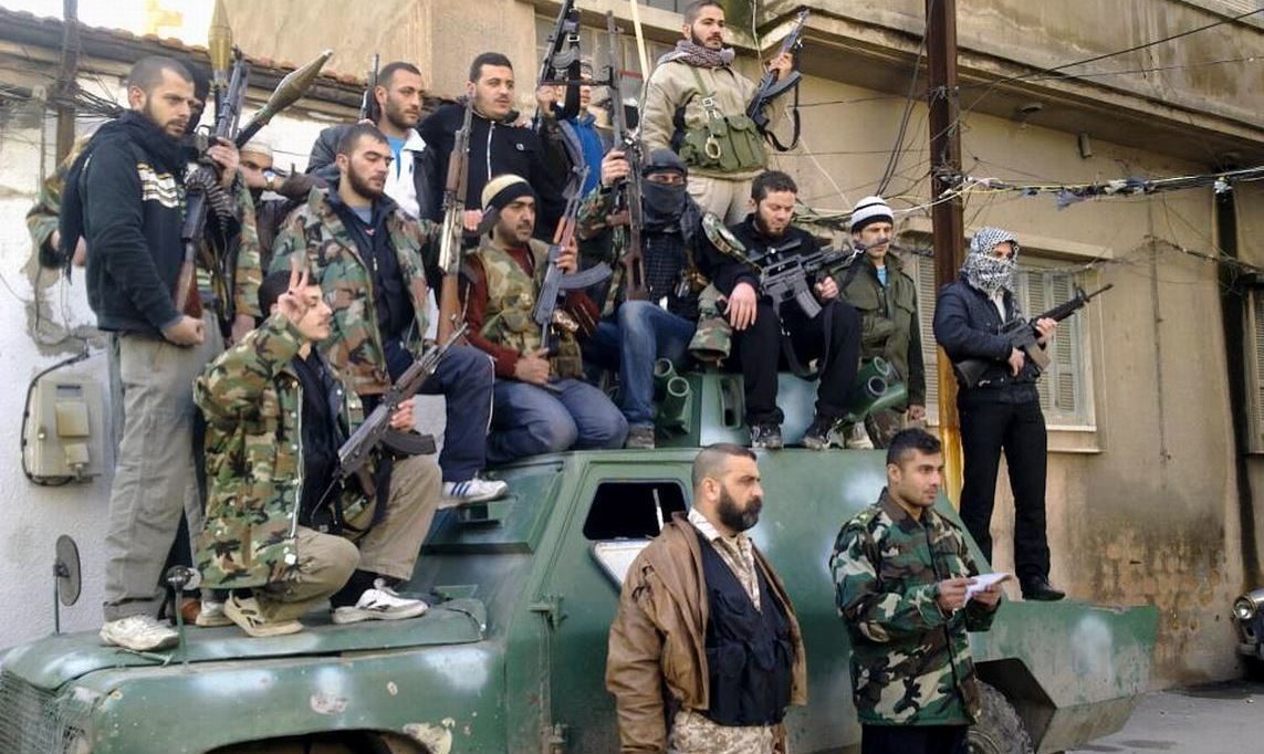 Click to enlarge Syrian rebels