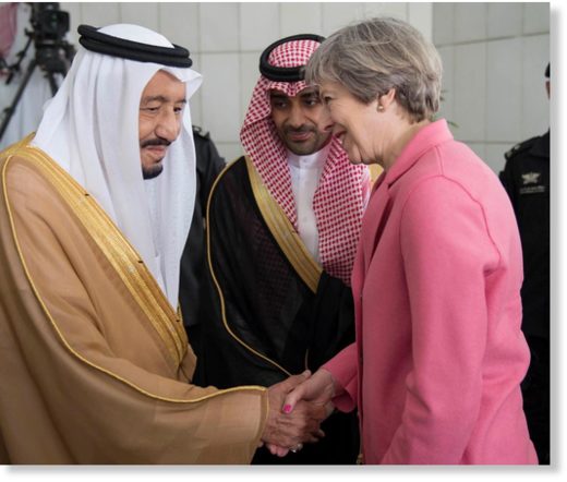 Theresa May Saudis