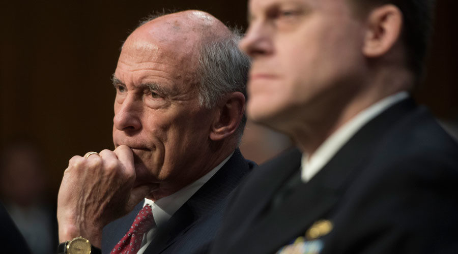 Click to enlarge Dan Coats Mike Rogers US Intelligence NSA DNI