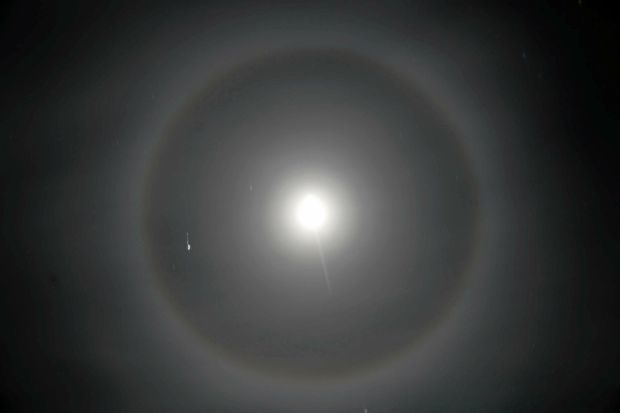 South Burnett, Queensland moon halo