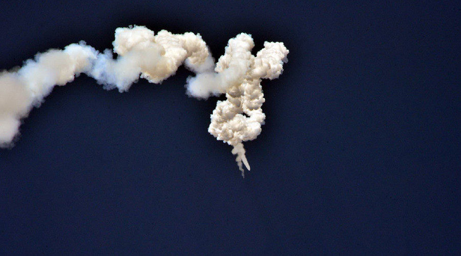 Missile in the air
