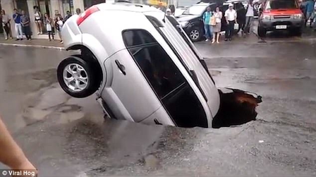 Sinkhole in Brazil
