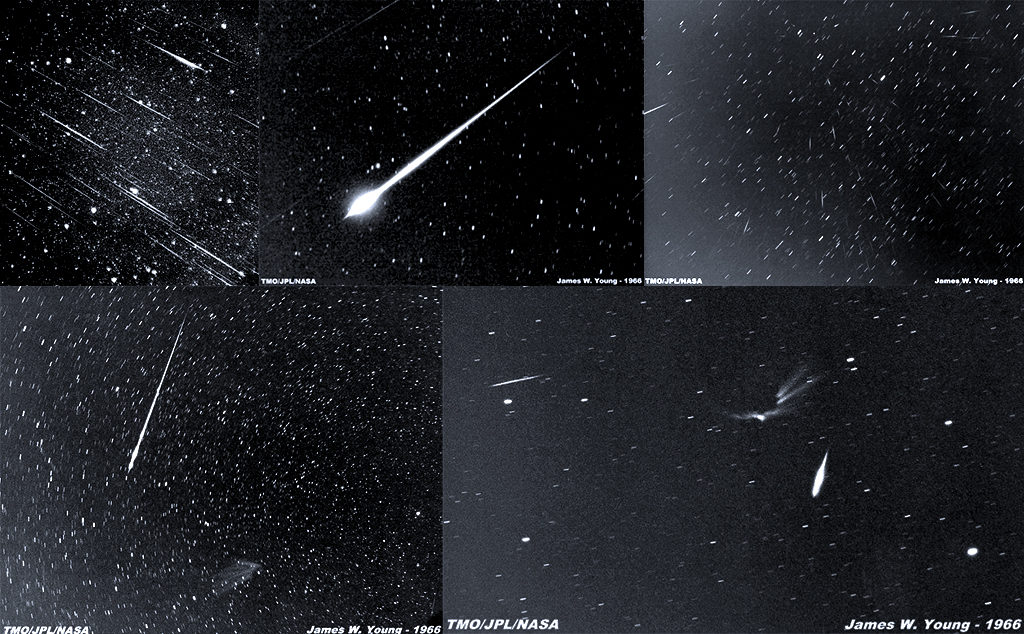 Click to enlarge Leonids 1966