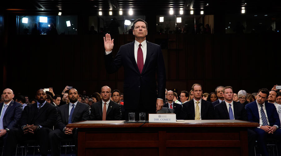 Comey swearing in