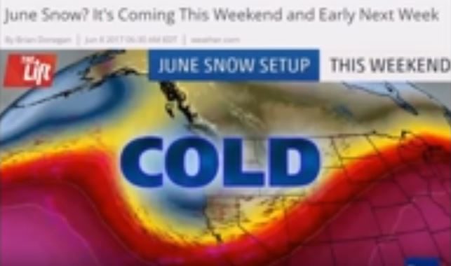 Click to enlarge June snow USA