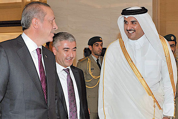 Click to enlarge Erdogan and Thani