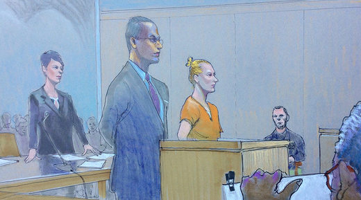 Click to enlarge reality winner in court