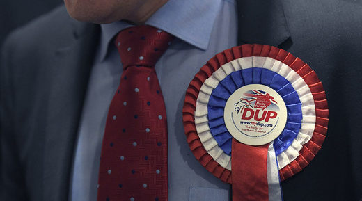 Democratic Unionist Party button