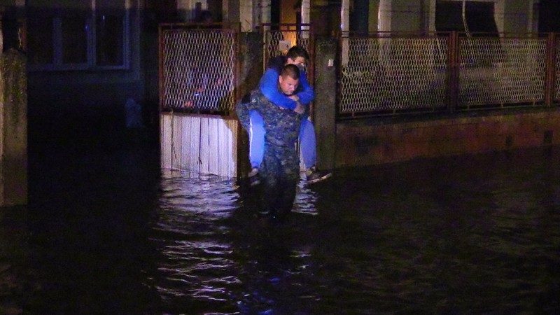 Department for Emergency Situations in Serbia carried out flood rescues in areas near Vršac.