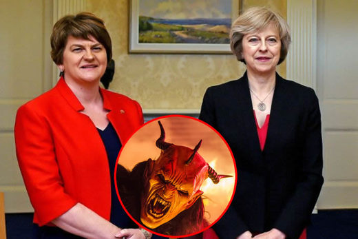 Theresa May Arlene Foster