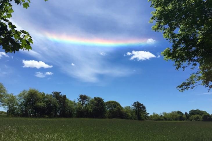 Circumhorizontal arc in Martha's Vineyard