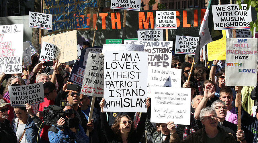 Click to enlarge Anti-Sharia marches