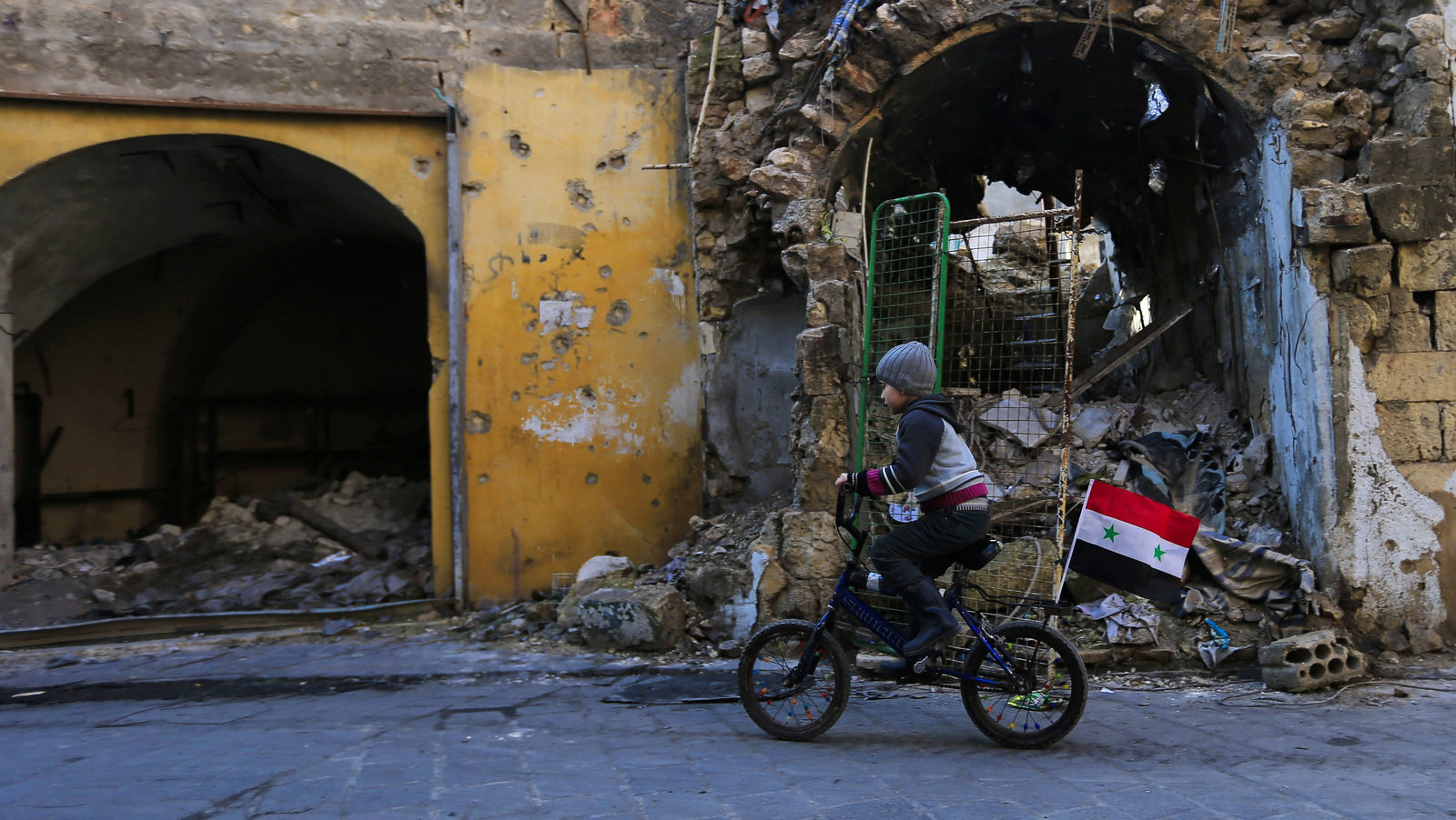 destruction Jalloum eastern Aleppo