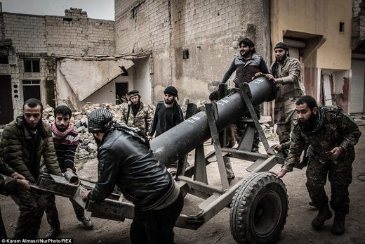 Free Syrian Army ‘hell cannon’ Aleppo