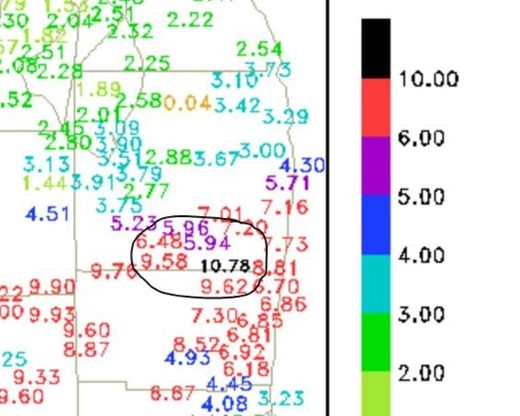 record rainfall in Florida