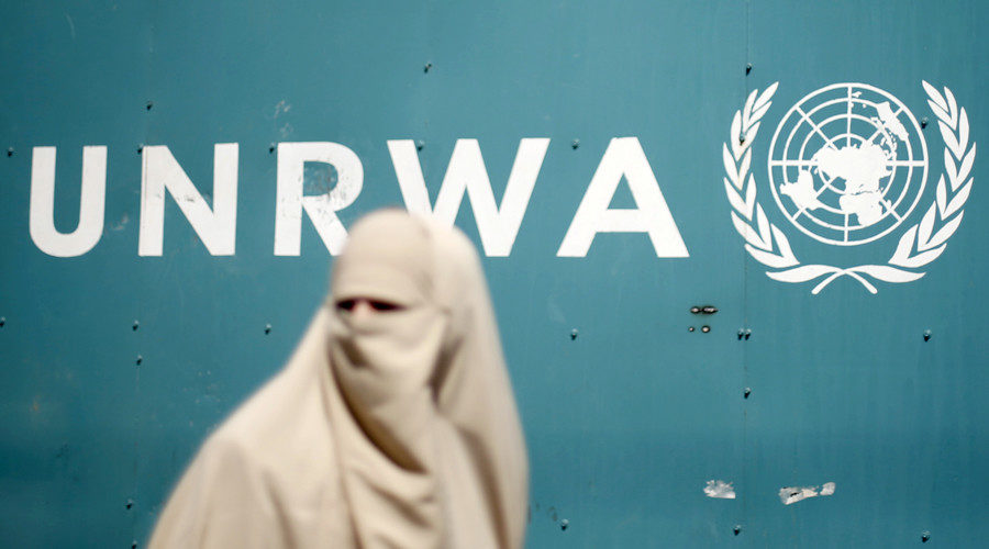 Click to enlarge United Nations Relief and Works Agency (UNRWA) logo