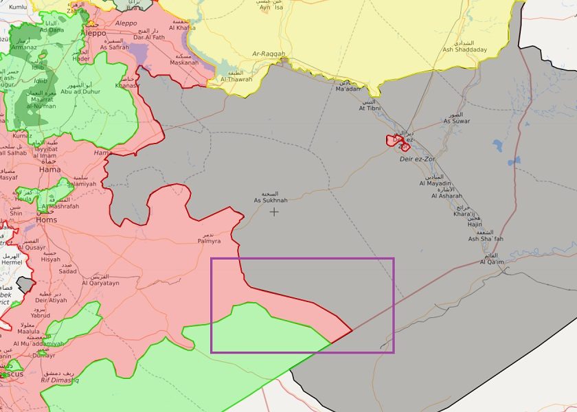 new and improved map syrian army iraq