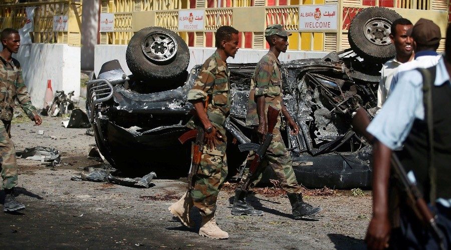 Click to enlarge Somali soldiers