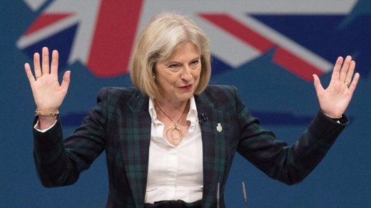 Click to enlarge Theresa May