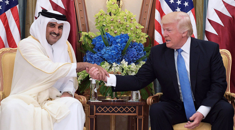 Trump and al-Thani