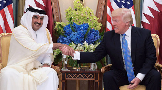 Trump and al-Thani