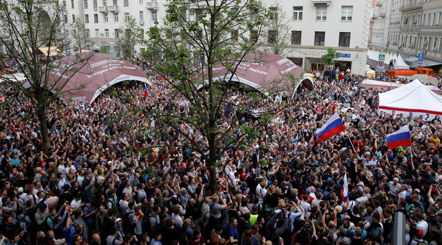 Tverskaya Street, Moscow, June 12, 2017