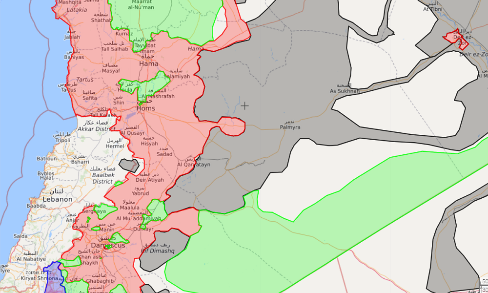 syria map control 2015