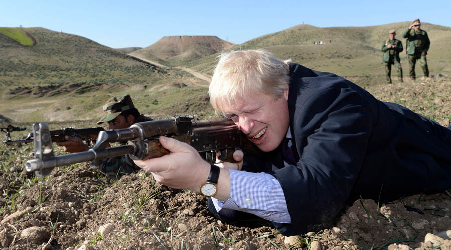 boris johnson rifle