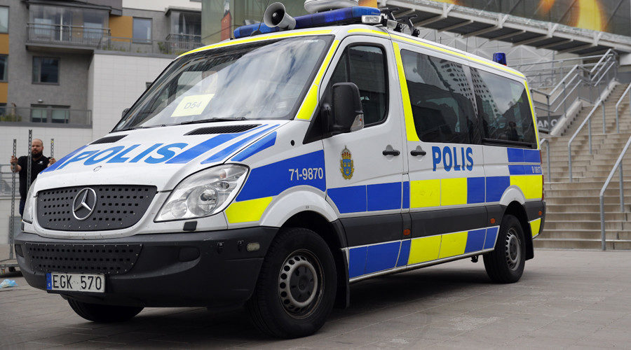 Click to enlarge Swedish police van