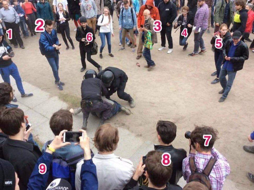 Click to enlarge protestor arrest navalny protest